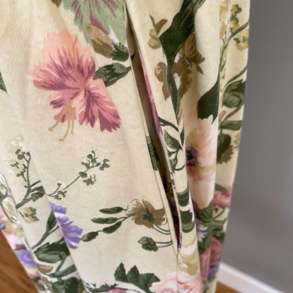 Vtg Expo Petite Floral Dress Fit & Flare Short Sleeve Flowers Garden Party Sz 6 - Picture 9 of 16